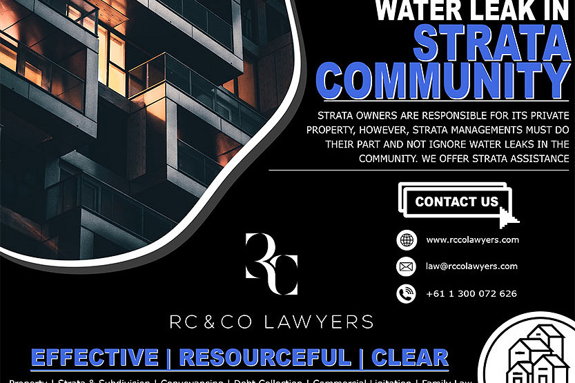 Five reasons why strata communities get involved in water leak disputes